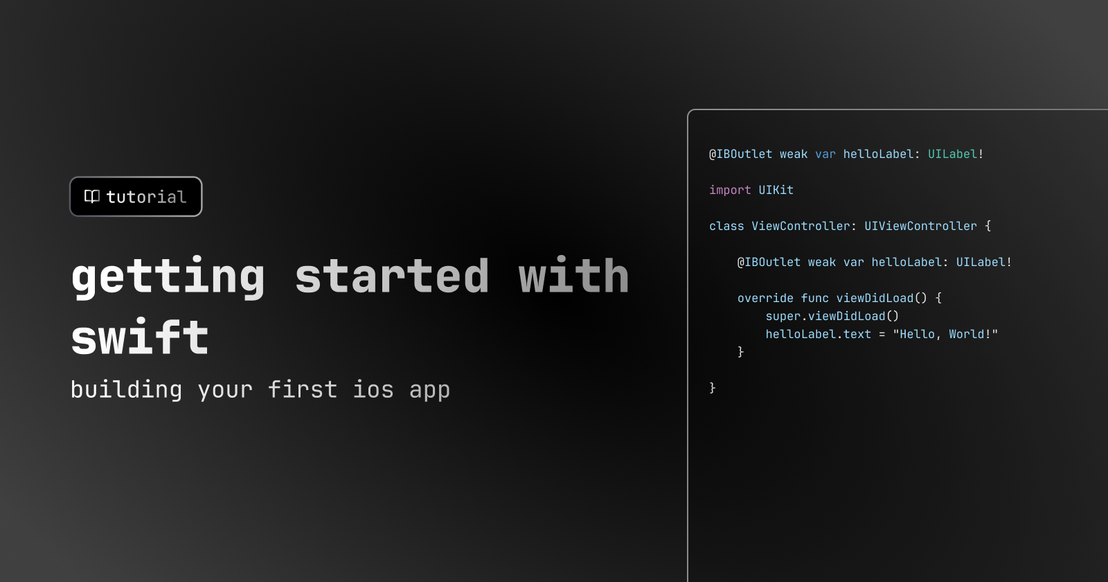 Getting Started with Swift: Creating Your First iOS App