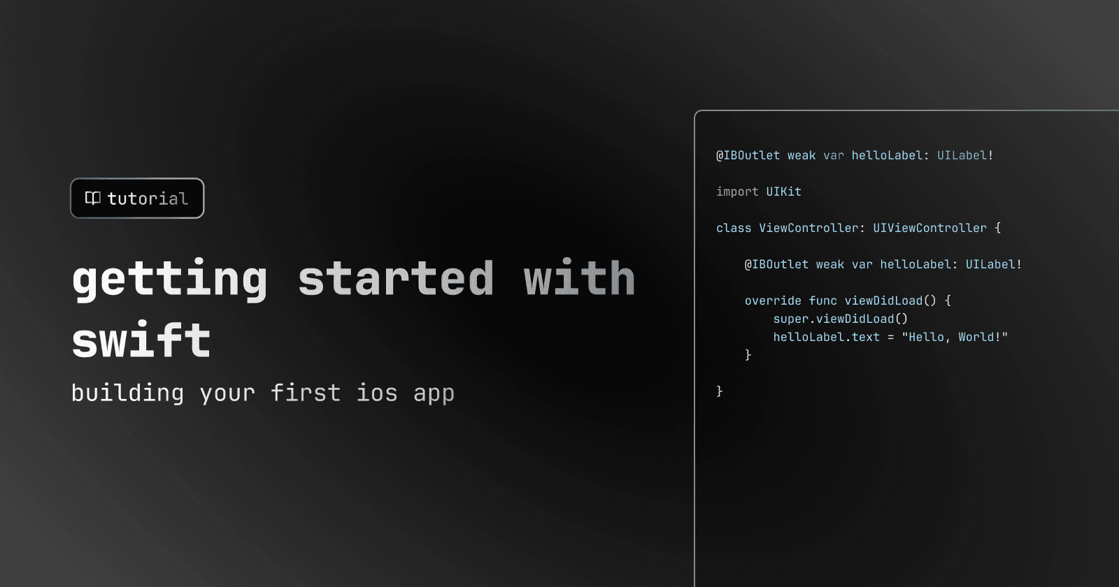 Getting Started with Swift: Creating Your First iOS App